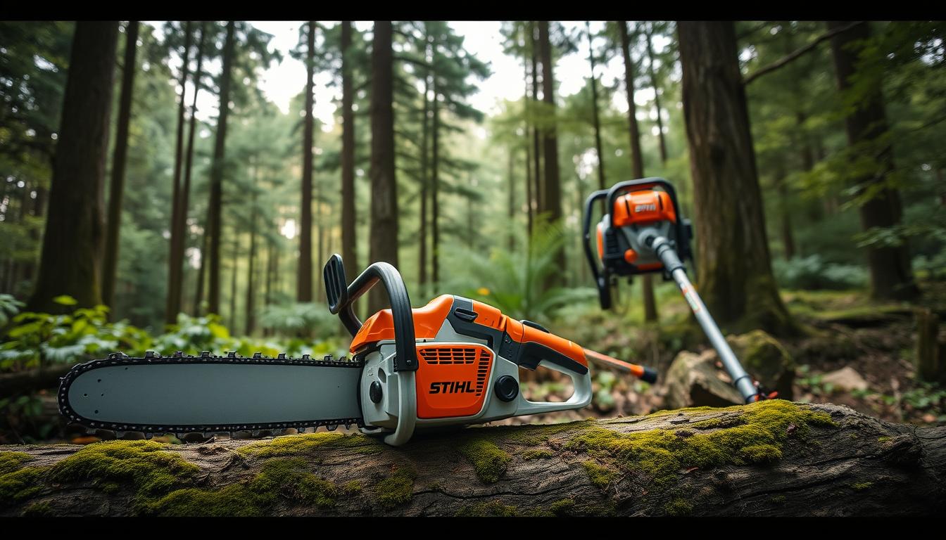 sprzęt ogrodniczy leśny stihl