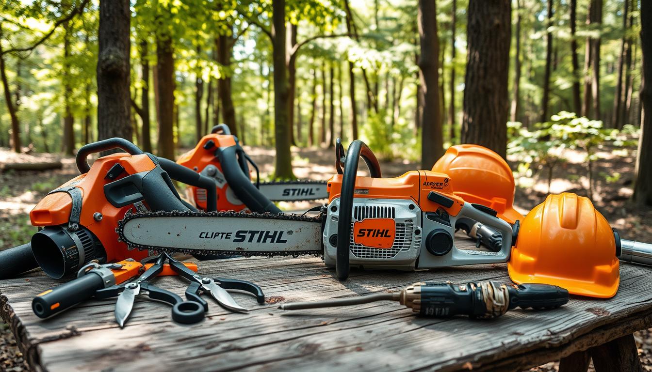 sprzęt ogrodniczy leśny stihl