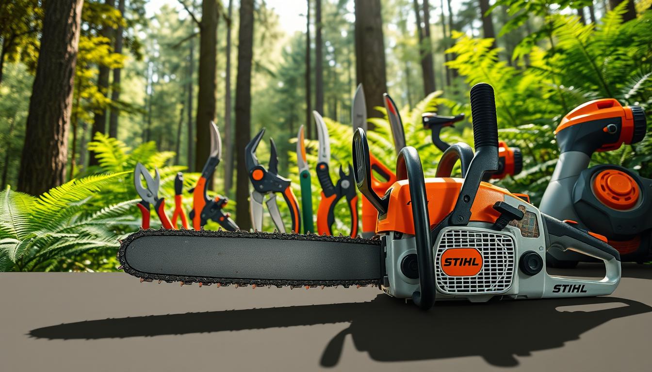 sprzęt ogrodniczy leśny stihl